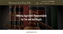 Desktop Screenshot of huffmanlawfirmpa.com